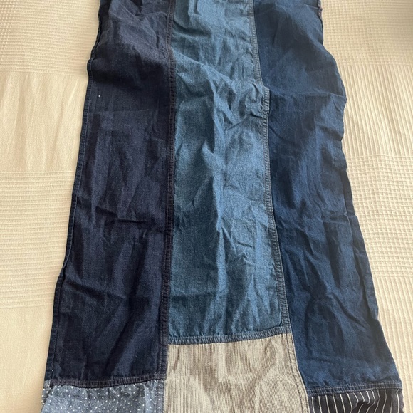 Japanese cotton patchwork scarf - Picture 7 of 11